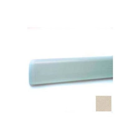 Pawling Wall Guard W/Rounded Top Edge, Aluminum Retainer, 4"H x 12'L, Bone WG-4-12-238